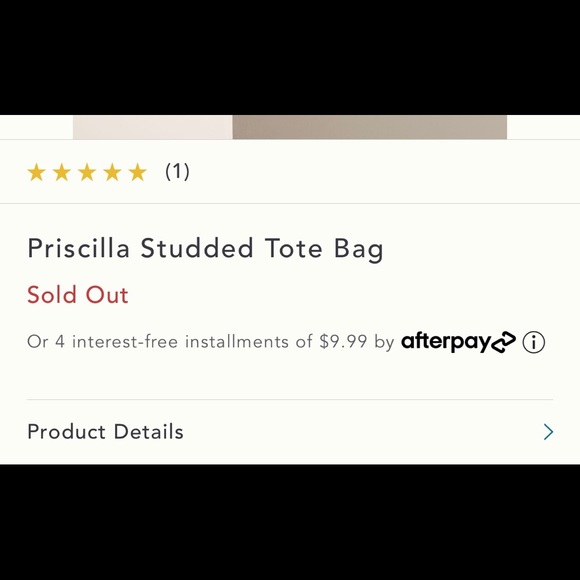 Priscilla Studded Tote Bag - Picture 2 of 6